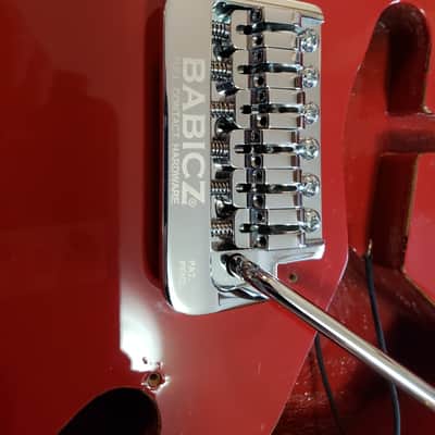 Warmoth Stratocaster Body Dakota Red Babicz Tremolo Bridge 4.3 Lbs image 6
