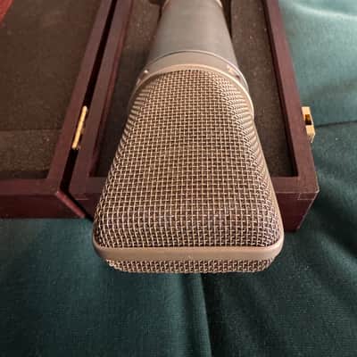 Neumann U 87 Large Diaphragm Multipattern Condenser Microphone 1967 - 1985 - Nickel image 9