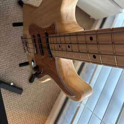 Custom Stratocaster(ish) 30 Scale Bass Guitar 2026 - Natural image 8