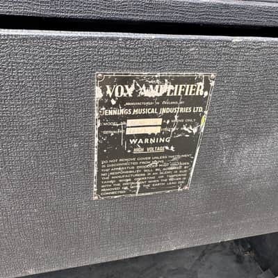 1964 Vox AC30/6  Empty 2x12 Combo Cabinet image 8