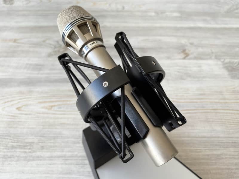 1976 AKG D190E Vintage Dynamic Microphone + Extras image 1