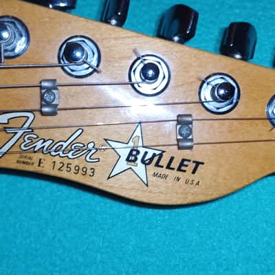 Fender Bullet H-1 with Maple Fretboard 1982 - 1983 Red image 5