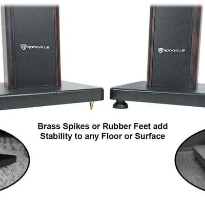 (2) Rockville APM5D v2 5.25" Powered Studio Monitors w/USB/Bluetooth+36" Stands image 3
