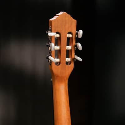 Ortega R122-7/8 Family Series Cedar Top Mahogany Neck 7/8-Size Nylon 6-String Classical Acoustic Guitar w/Gig Bag image 21