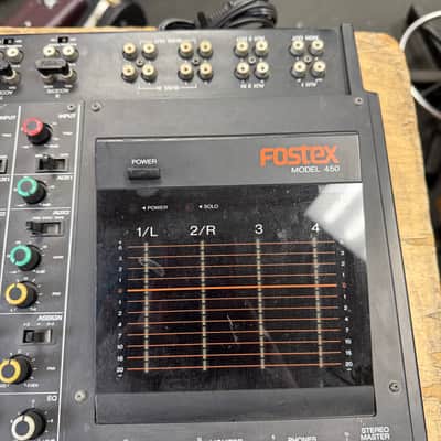Vintage Fostex Model 450 Recording Mixer 1980's for Parts or Repair image 4