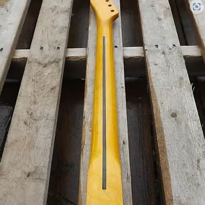 21 Fret Vintage Tint Maple T guitar neck replacement fits OEM image 3
