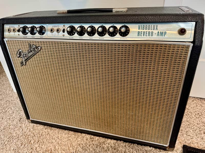 Fender Vibrolux Reverb "Drip Edge" 1969 40-Watt 2x10" Guitar Combo image 1