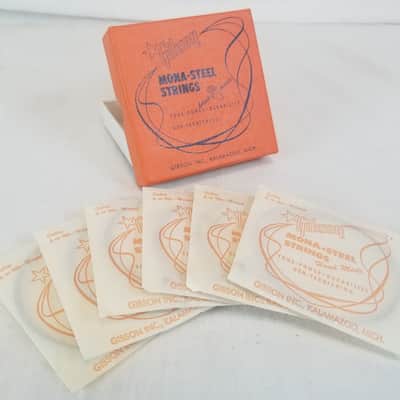 Gibson Vintage 50's-60's Acoustic Steel Guitar Strings, Pack of 6 "A" or 5th Wound Mona-Steel, No. 237 image 2