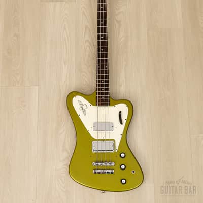 1966 Gibson Thunderbird IV Non-Reverse Vintage Bass, Inverness Green w/ Case image 2