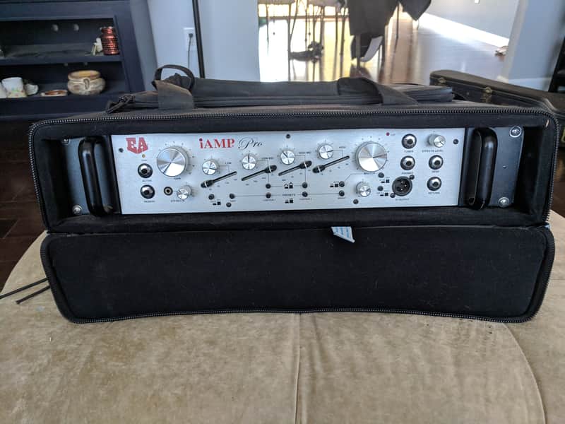 Euphonic Audio iAMP Pro 1200 Bass Head w/ Gator GRB-2U Rack Bag image 1