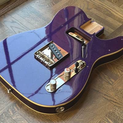 Squier Classic Vibe Telecaster Custom - Purple Sparkle - Loaded body image 3