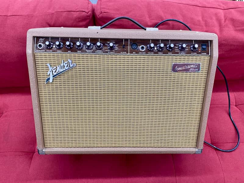 Fender Acoustasonic Junior 2-Channel 2 x 40-Watt 2x8" Acoustic Guitar Amp - Brown image 1