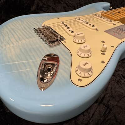 Fender 2024 Collection Made in Japan Hybrid II Stratocaster -Flame Celeste Blue image 6