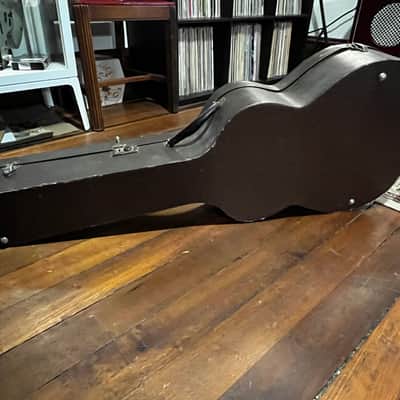 Antique 30's/40's Brown Accoustic Guitar Case Kalamazoo Gibson Unknown - Brown image 7