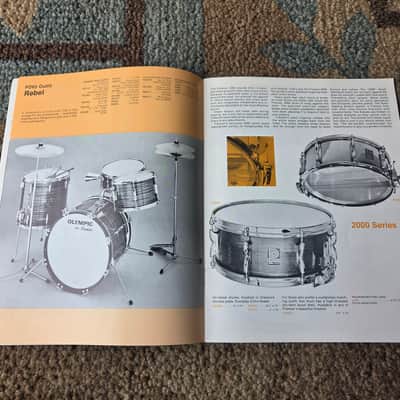 Vintage 1973 Premier Full-Line Drum Catalog! Rare, Original Case Candy, Paperwork! image 7