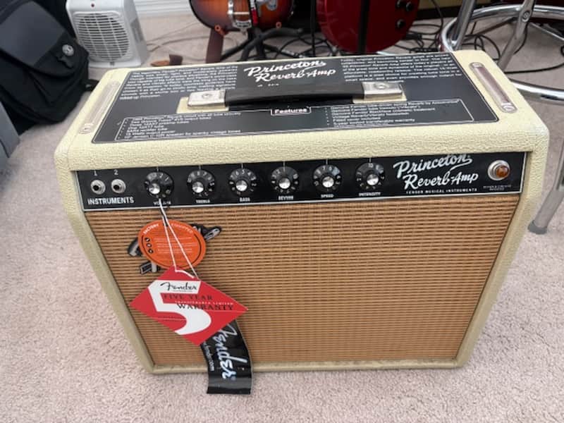 Fender '65 Princeton Reverb Reissue "Blonde Wheat" FSR Limited Edition 12-Watt 1x10" Guitar Combo 2021 - Blonde / Wheat image 1