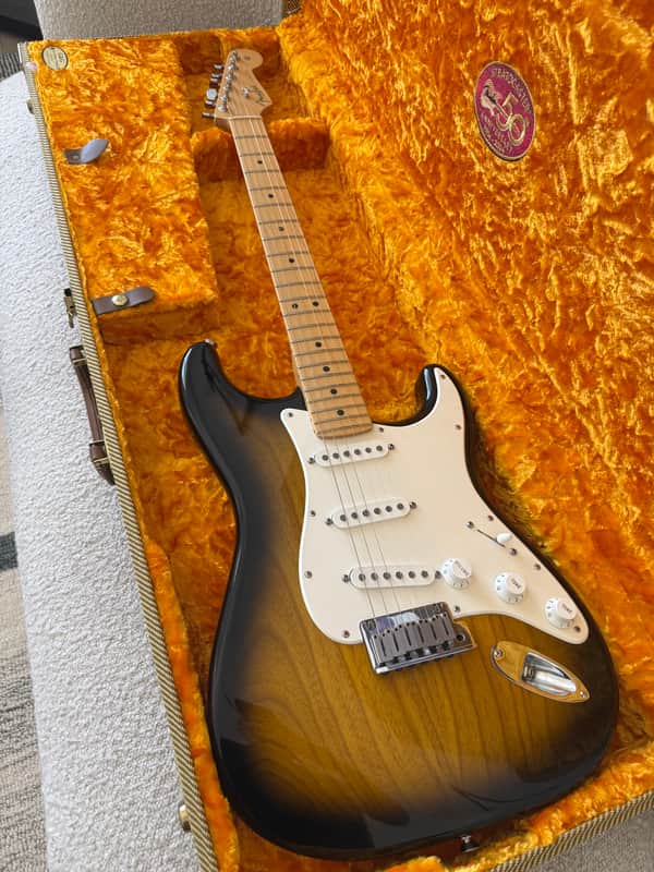2004 Fender 50th Anniversary American Series Stratocaster • Sienna Sunburst Ash • MINT Case Queen • OHSC + Case Candy image 1