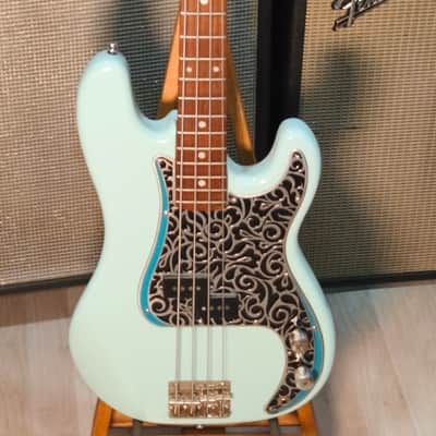 Greco Mercury Bass 1977 Daphne Blue Refin image 2