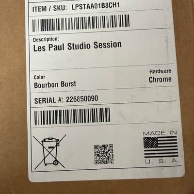 Gibson Les Paul Studio Session Bourbon Burst New Unplayed Auth Dlr 8lb6oz #090 image 23