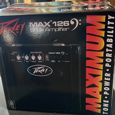 Peavey MAX 126 II 1x6.5" 10W Bass Combo Amp 2010s - Black image 1