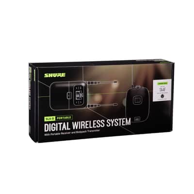 Shure SLXD15 Portable Digital Wireless Bodypack System with SLXD1 Bodypack Transmitter and SLXD5 Single-Channel Portable Receiver - Microphone/Instrument Cable Sold Separately | G58 Band (SLXD15-G58) image 2