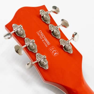 Gretsch G5420T Electromatic Classic Hollowbody Single-cut Electric Guitar with Bigsby - Orange Stain image 11