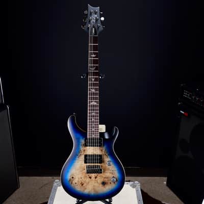 PRS SE "Exotic" Custom 24-08 Poplar Burl Limited Edition Lake Blue Midnight Burst image 4