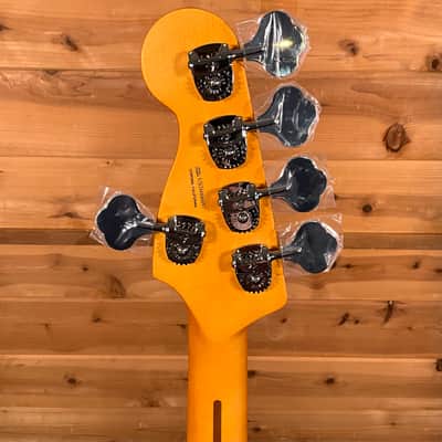Fender American Ultra II Jazz Bass V Electric Bass Guitar - Sinister Red image 6