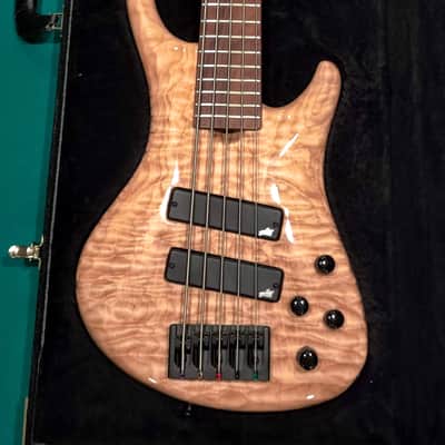 Roscoe LG-3005 5-string bass 2014 Natural/Gloss image 2