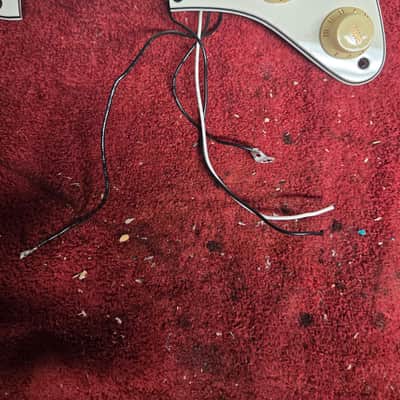 Fender Tex-Mex Loaded Stratocaster Pickguard, Parchment image 4