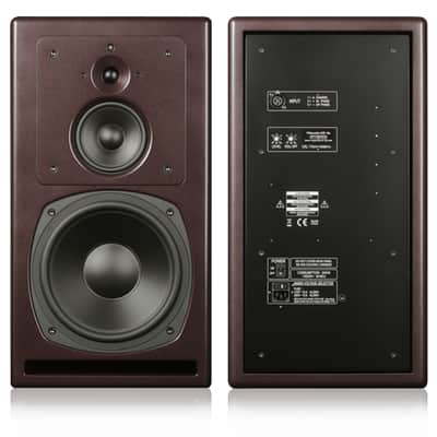 1 PSI Audio Active 25-M Red Studio Monitor image 2