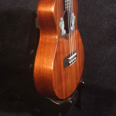 Handmade Tenor Ukulele, Solid Hawaiian Koa, Angel, Dove Inlay, Soft-bag, Bruce Wei UG17-3066 image 3