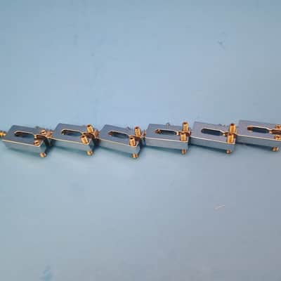 Graph Tech String Saver Classics Strat & Tele 2-1/16" Spacing Chrome image 3