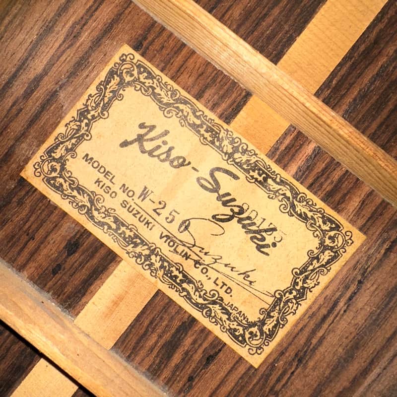 Kiso Suzuki W-250 Japan Acoustic Guitar | Reverb