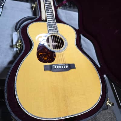 Martin OM-42L Standard Series Acoustic Guitar - Natural Aging Toner (2025) Left Hand w/OHSC & PLEK*D #976 image 16