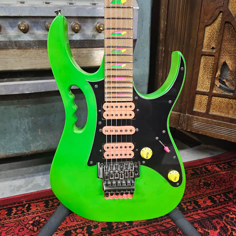 1987 Ibanez Jem 777 LGN #277 of 777 Loch Ness Green | Reverb