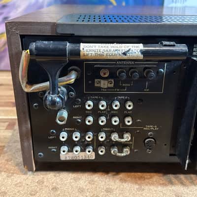 sansui 9090 db vintage stereo Integrated Amplifier receiver Silver Audiophile image 9