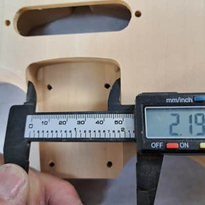 Unfinished Basswood SSS Hardtail guitar body - fits Fender Strat Stratocaster necks J2431 image 9