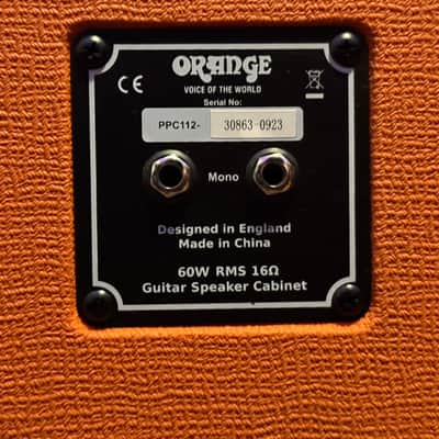 Orange PPC112 60-Watt 1x12" Guitar Cabinet 2010s Orange image 6