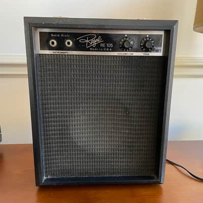 Vintage 1960s Regal RE-105 Electric Guitar Amplifier Silvertone image 1