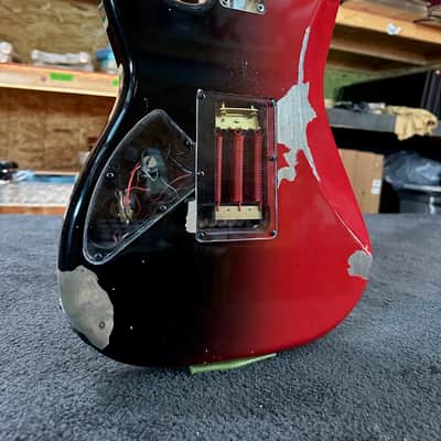 Valkenburg USA Jeff Duncan “Scarlet” Artist Series Electric Guitar – Red/Black Factory Relic – Custom Shop Level image 10
