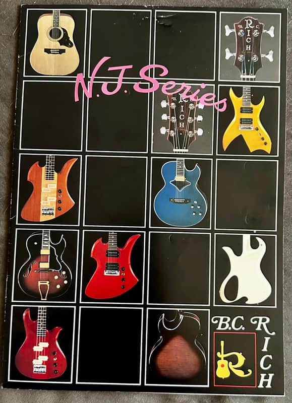 Vintage Lot 1984 and Later B.C. Rich N.J. Series Catalog Eagle Mockingbird Acoustics Jazz image 1