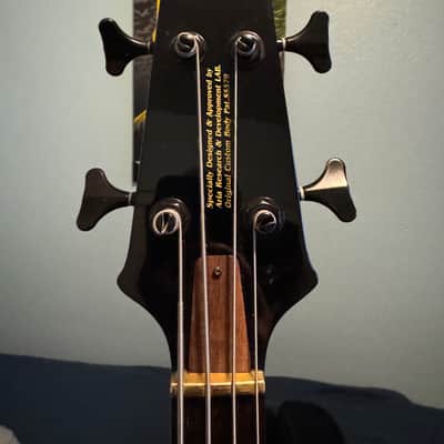 Aria Pro II SB Cliff Burton Tribute bass - Gloss Black image 3