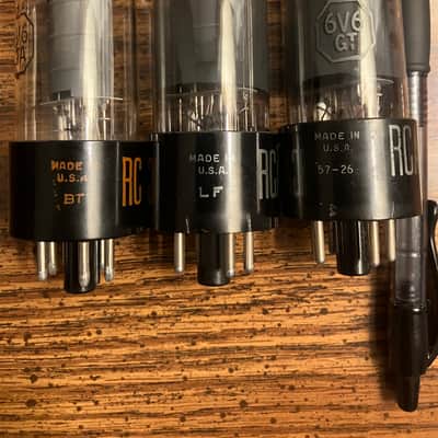 RCA 6V6GT Black Plates - lot of 3 tubes image 2
