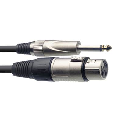 Stagg SMC10XP XLR Female - 1/4" TS Jack Microphone Cable (10M) image 1