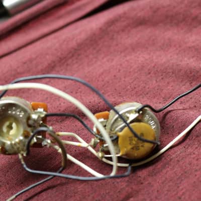 Vintage Fender Precision Bass Grey Bottom Pickups & Electronics - No Tariffs image 3