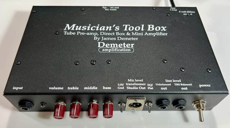 Demeter VTTB-180 "Tool Box", Tube Pre-Amp / Direct Box / 180 Watt Mini Amplifier image 1