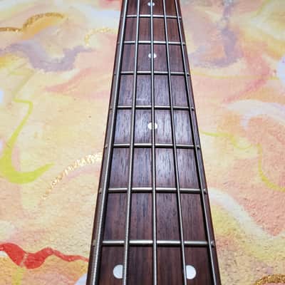 Glen Burton 5-String Electric Bass Red Burst (Used) image 6