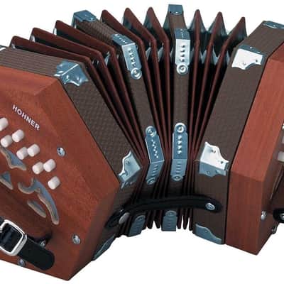 Hohner Accordions Hohner, 49 D40 Concertina, with Gig Bag 20 Key image 2