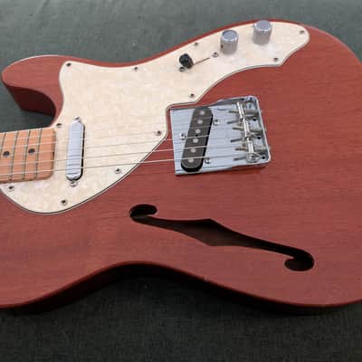 2003 Fender Classic Series '69 Telecaster Thinline – MIM - Lollar Tele Special T Pickup Upgrade – Tweed Case image 3